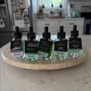Bath & Body Works Wallflowers Fragrance Refills (Green Set of 5)